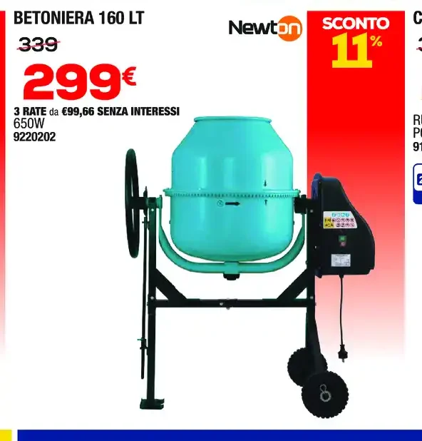 Betoniera 160 l