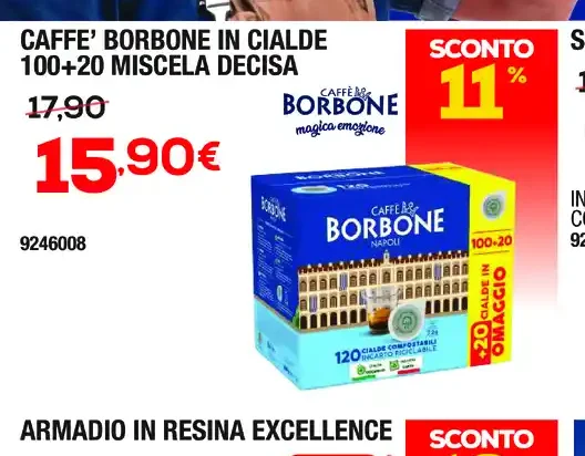 Caffè Borbone in cialde