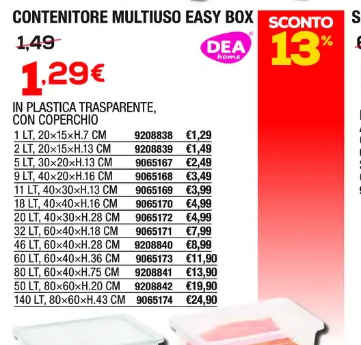 Contenitore multiuso Easy Box