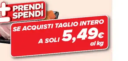 Lonza di suino a fette