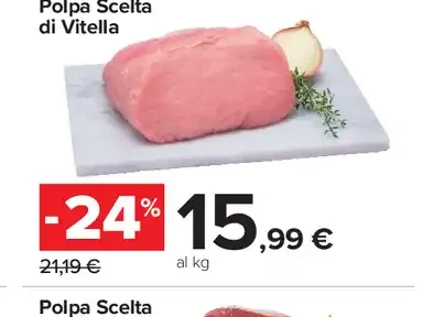 Polpa scelta di vitella