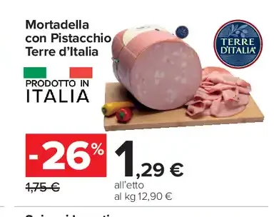 Mortadella con Pistacchio Terre d’Italia