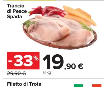 Trancio di Pesce Spada