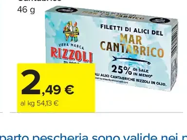 Filetti Acciughe Cantabrico