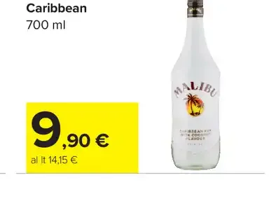 Rum Malibù Caribbean