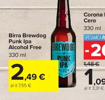 Birra Brewdog Punk IPA Alcohol Free