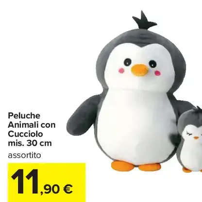 Peluche Animali con Cucciolo