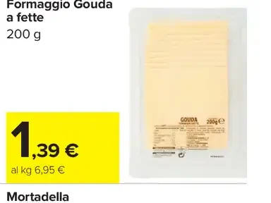 Formaggio Gouda a fette