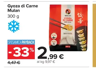 Gyoza di carne