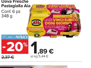 Uova fresche pastagialla