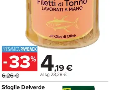 Filetti di tonno all’olio d’oliva