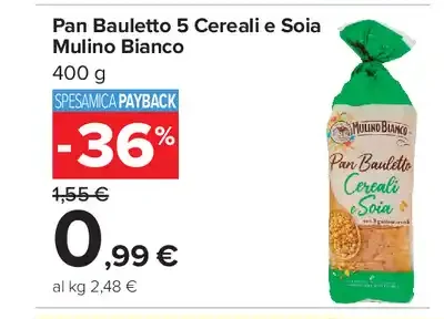 Pan bauletto 5 cereali e soia