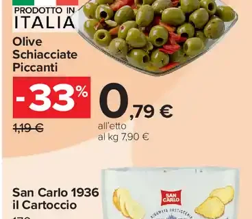 Olive Schiacciate Piccanti