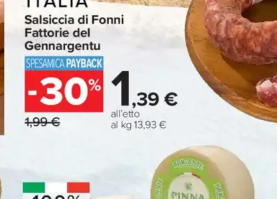 Salsiccia di Fonni Fattorie del Gennargentu