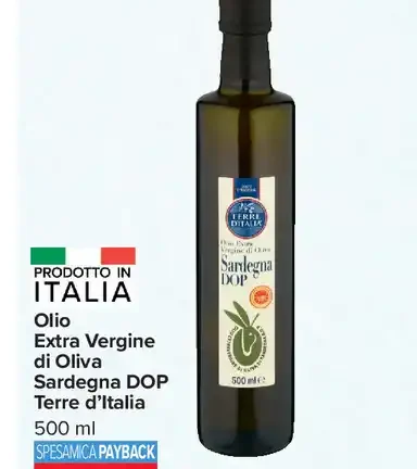 Olio extravergine di oliva Sardegna DOP