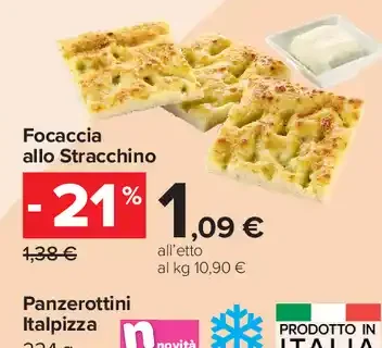 Focaccia allo Stracchino