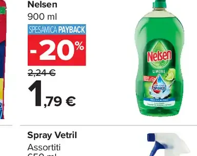 Detersivo Piatti Nelsen