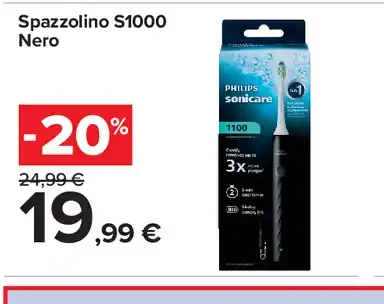 Spazzolino S1000 Nero