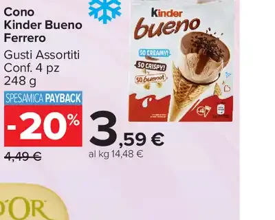 Cono Kinder Bueno Ferrero