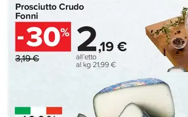Prosciutto crudo Fonni