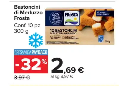 Bastoncini di merluzzo Frosta