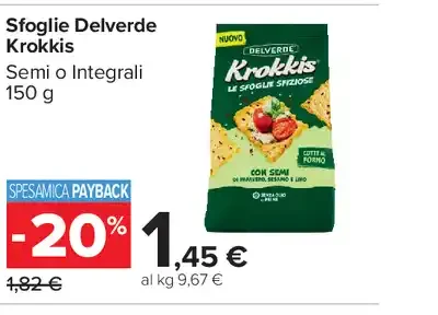 Sfoglie Delverde Krokkis