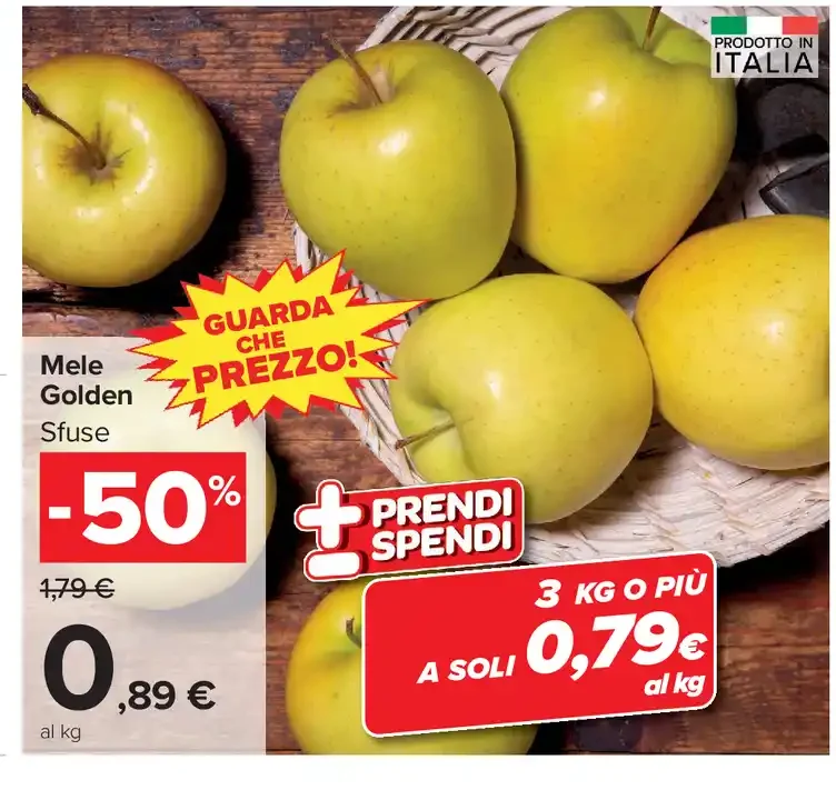 Mele Golden sfuse