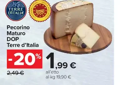 Pecorino maturo DOP Terre d’Italia