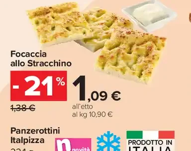 Focaccia allo Stracchino
