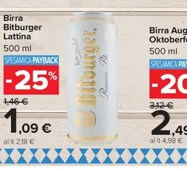 Birra Bitburger Lattina