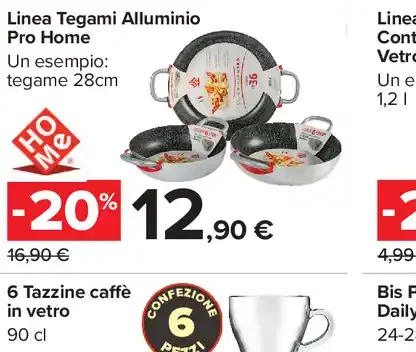 Linea Tegami Alluminio Pro Home