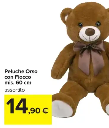 Peluche Orso con Fiocco