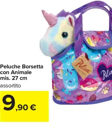 Peluche Borsetta con Animale