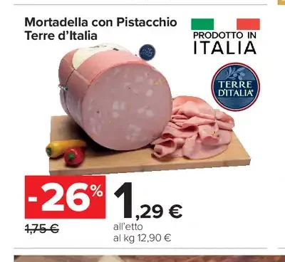 Mortadella con pistacchio Terre d’Italia