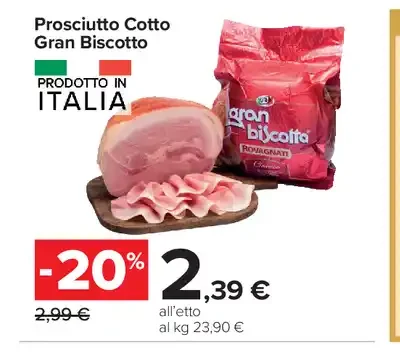 Prosciutto cotto Gran Biscotto
