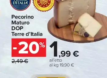 Pecorino maturo DOP Terre d’Italia