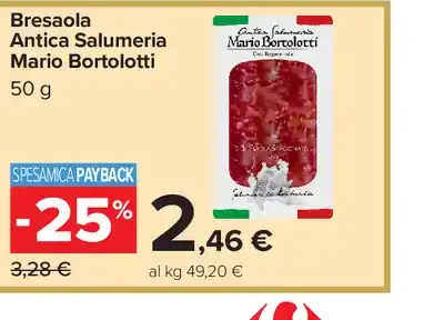 Bresaola Antica Salumeria Mario Bortolotti