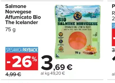 Salmone norvegese affumicato bio The Icelandic