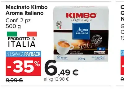 Macinato Kimbo Aroma Italiano