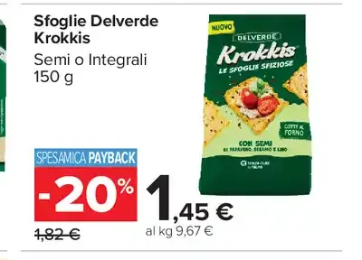 Sfoglie Delverde Krokkis