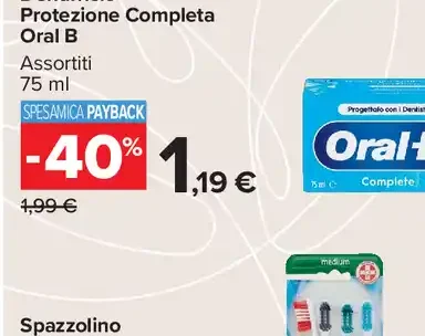 Dentifricio Protezione Completa Oral-B