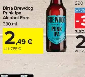 Birra Brewdog Punk IPA Alcohol Free