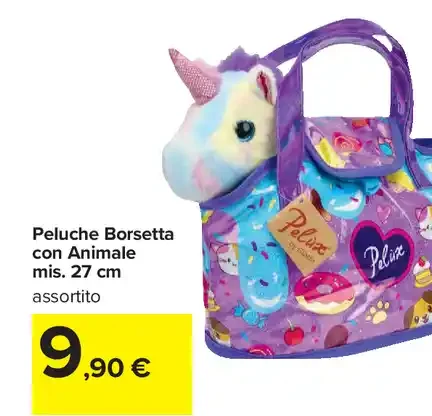 Peluche Borsetta con Animale