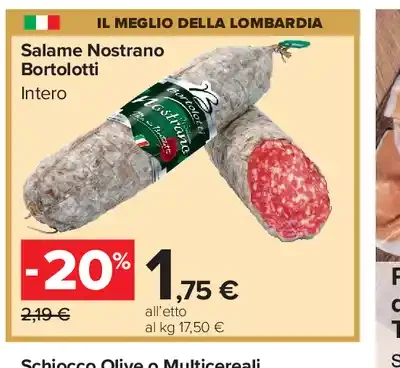 Salame nostrano Bortolotti