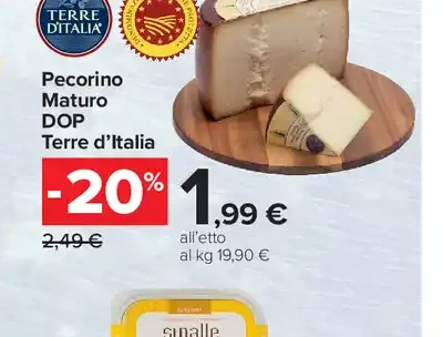 Pecorino maturo DOP Terre d’Italia