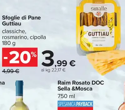 Sfoglie di pane guttiau