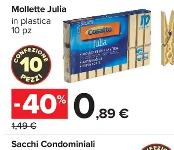 Mollettе in plastica Julia