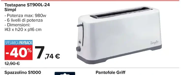Tostapane ST900L-24 Simpli