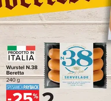 Wurstel N.38 Beretta