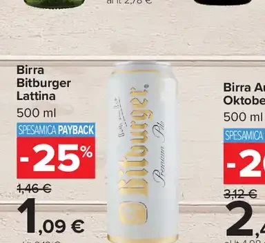 Birra Bitburger Lattina